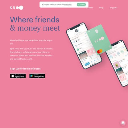Kroo - Where friends &amp; money meet.