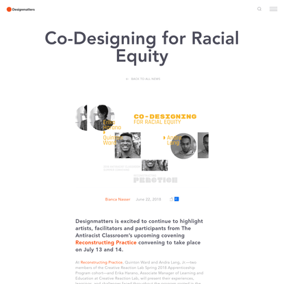 Co-Designing for Racial Equity | Designmatters
