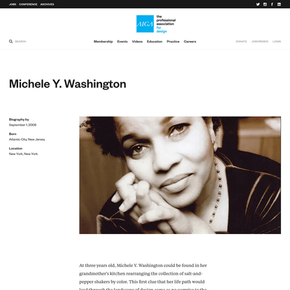 Michele Y. Washington's Design Journey