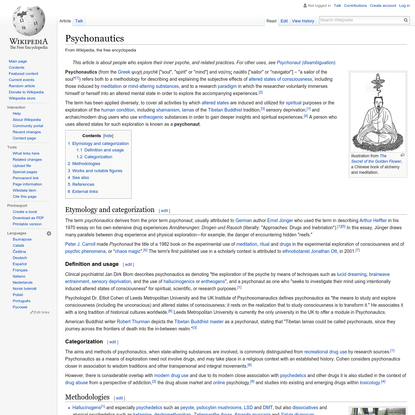 Psychonautics - Wikipedia