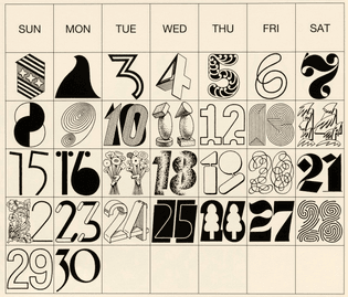 Tezzo Suzuki, calendar.