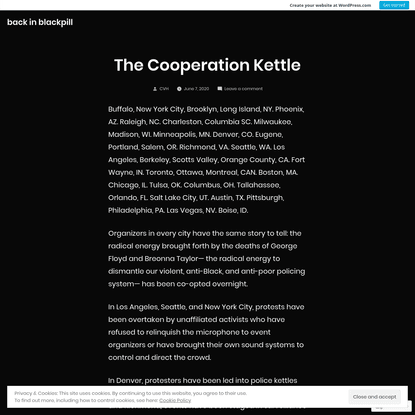 The Cooperation Kettle