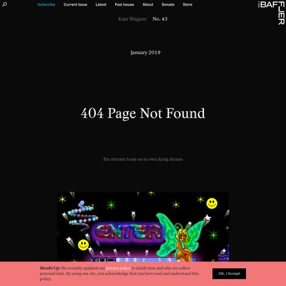404 Page Not Found | Kate Wagner