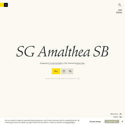SG Amalthea SB Font