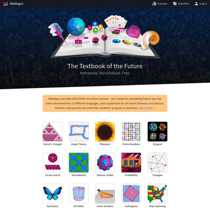 Mathigon - Textbook of the Future