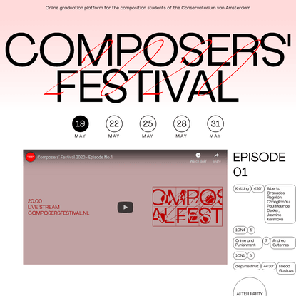 Composers' Festival 2020