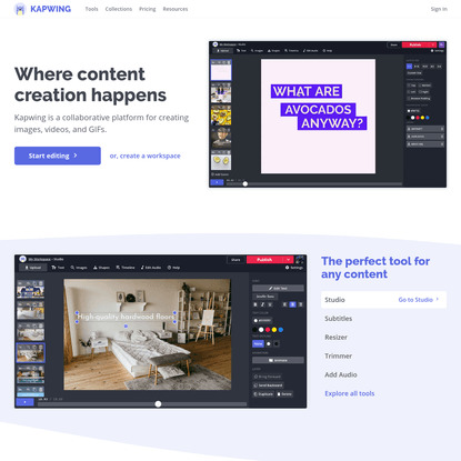 Kapwing - Where Content Creation Happens