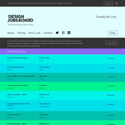 Design Jobs Board