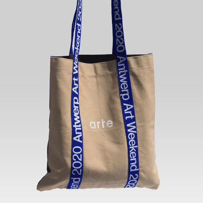 Vrints-Kolsteren on Instagram: “Totebag for Antwerp Art Weekend 2020 (only this sample was produced, because sadly Antwerp A...