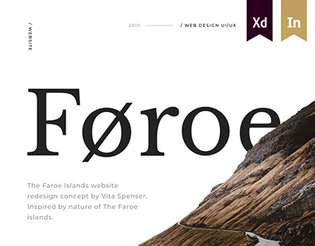The Faroe Islands Website Concept