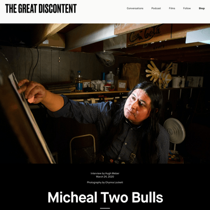 Micheal Two Bulls on The Great Discontent (TGD)