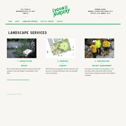 Landscape Services | Lygon St. Nursery