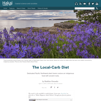 The Local-Carb Diet | Hakai Magazine