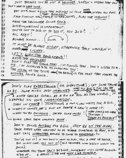 Thelonious Monk’s 25 Tips for Musicians (1960) [“A genius is the one most like himself.”]