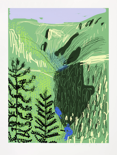 David Hockney, The Yosemite Suite No.21, 2010