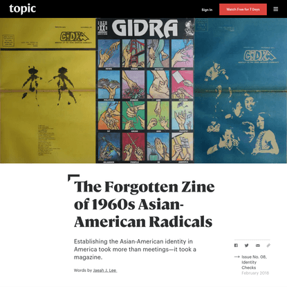 The Forgotten Zine of 1960s Asian-American Radicals