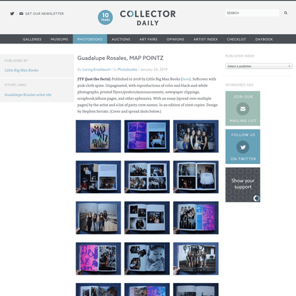 Guadalupe Rosales, MAP POINTZ - Collector Daily