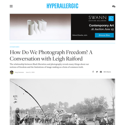 How Do We Photograph Freedom? A Conversation with Leigh Raiford
