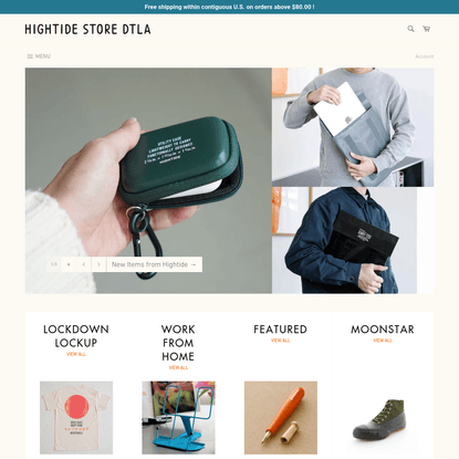 Hightide Store DTLA Online