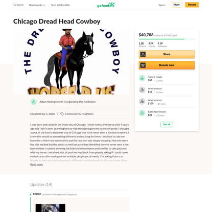 Chicago Dread Head Cowboy organized by Adam Hollingsworth