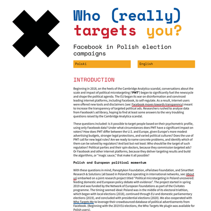 Who (really) targets you?