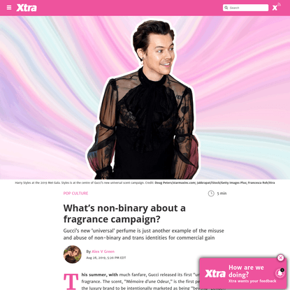 What’s non-binary about a fragrance campaign? | Xtra Magazine