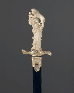 Hunting sword with scabbard (Germany, ca. 1740)