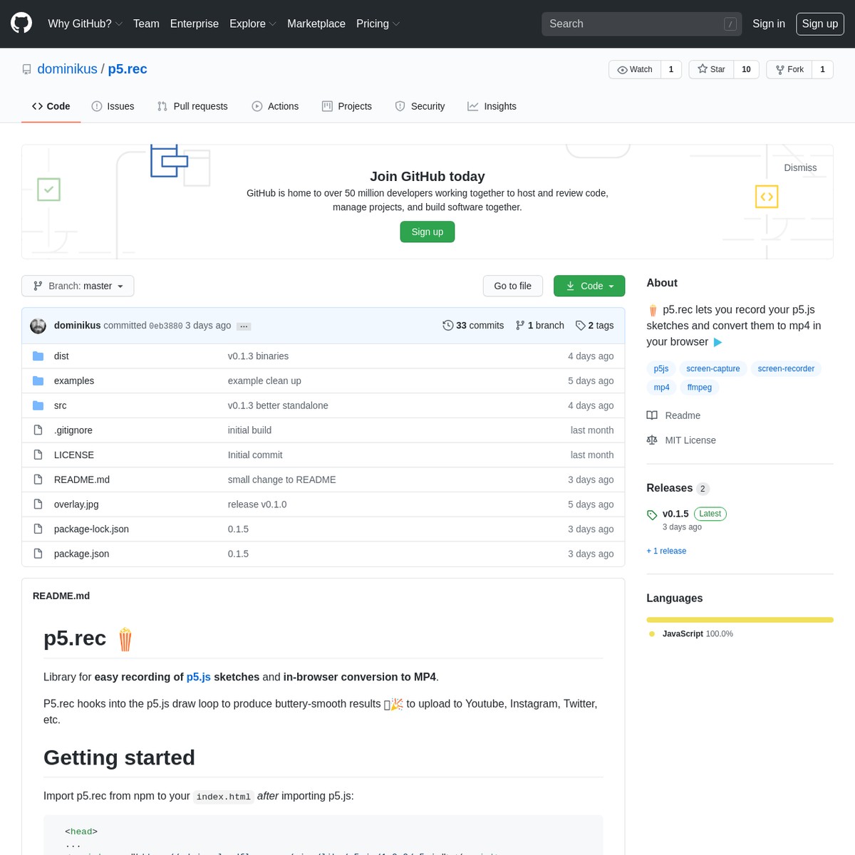 Programming posters (with p5.js) — Are.na