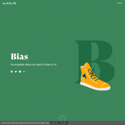 The A-Z of AI: B is for Bias