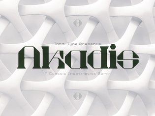 Akadis Display Font