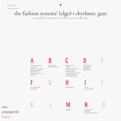 lexicon | algorithmic gaze