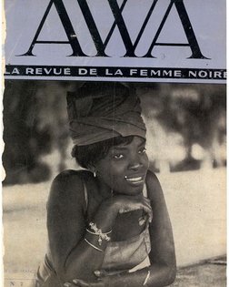 Covers of the pioneering women's magazine, Awa: La Revue de la Femme Noire, founded by Annette Mbaye d'Erneville in 1964 in ...