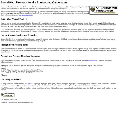 PinealWeb Home