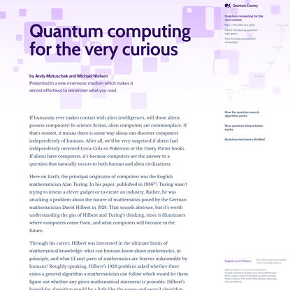 Quantum computing for the very curious