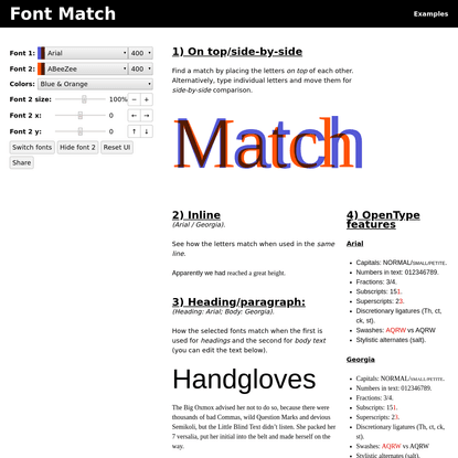 Font Match