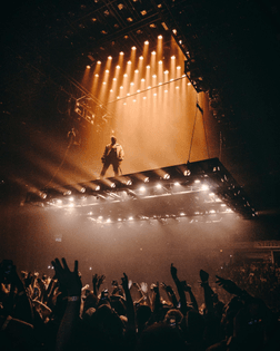 Kanye West floating stage