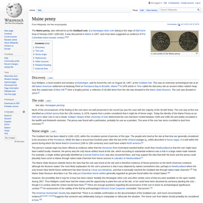 Maine penny - Wikipedia