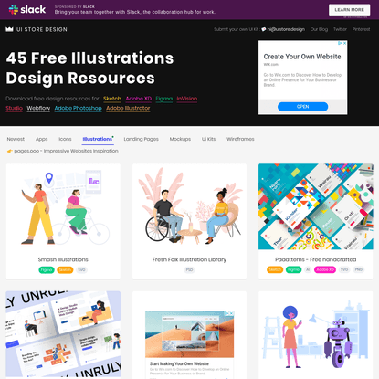 Download 45 free Illustrations design for your next projects - uistore.design