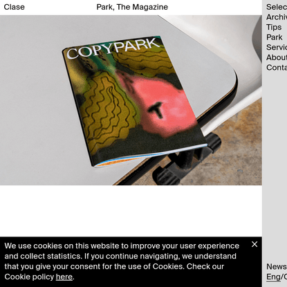 Park, The Magazine - Clase bcn