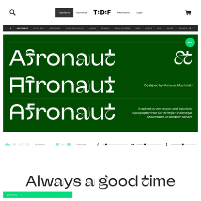 Afronaut | The Designers Foundry