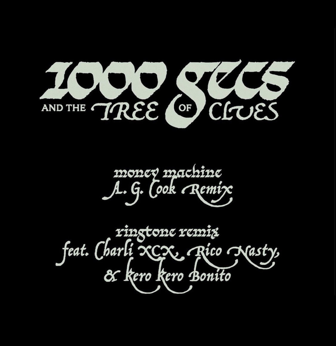 100 Gecs &amp; the Tree of Clues Type by Mikey Joyce