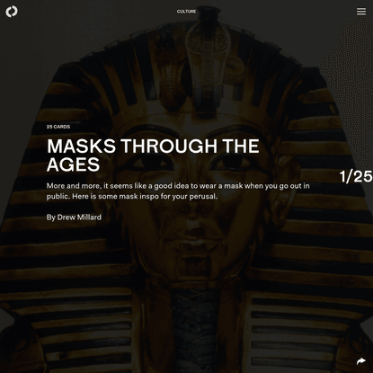 Masks through the ages