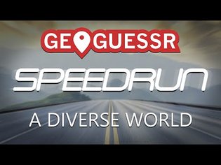 [EN] Geoguessr speedrun: A Diverse World in 11:27
