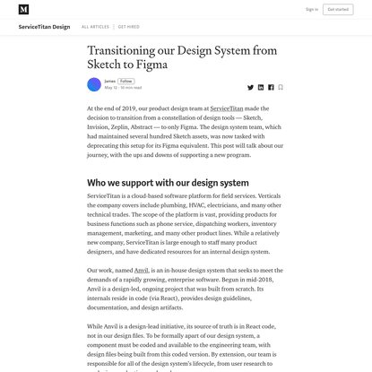 Transitioning our Design System from Sketch to Figma