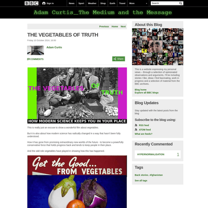 THE VEGETABLES OF TRUTH