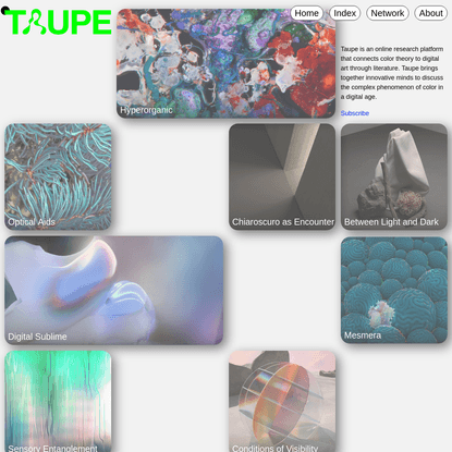 Issue 01 Archives - Taupe Magazine