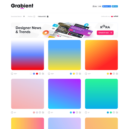 Grab yourself a gradient
