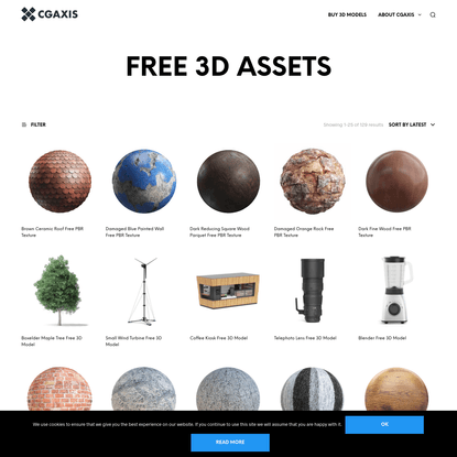 Products Archive - CGAxis Free 3D Models