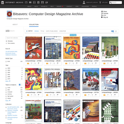 Bitsavers: Computer Design Magazine Archive