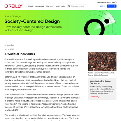 Society-Centered Design – O’Reilly